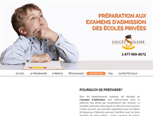 Tablet Screenshot of examendadmission.com